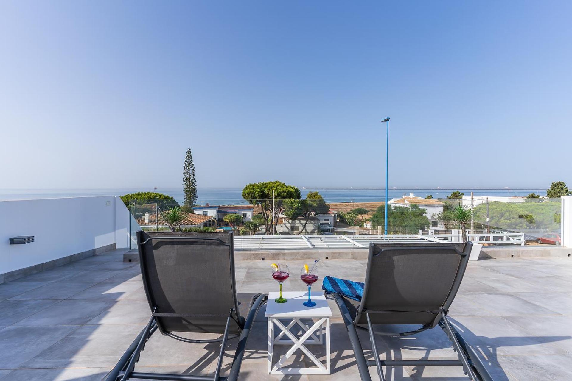 Casa Mazagon Con Vistas Al Mar Villa ภายนอก รูปภาพ
